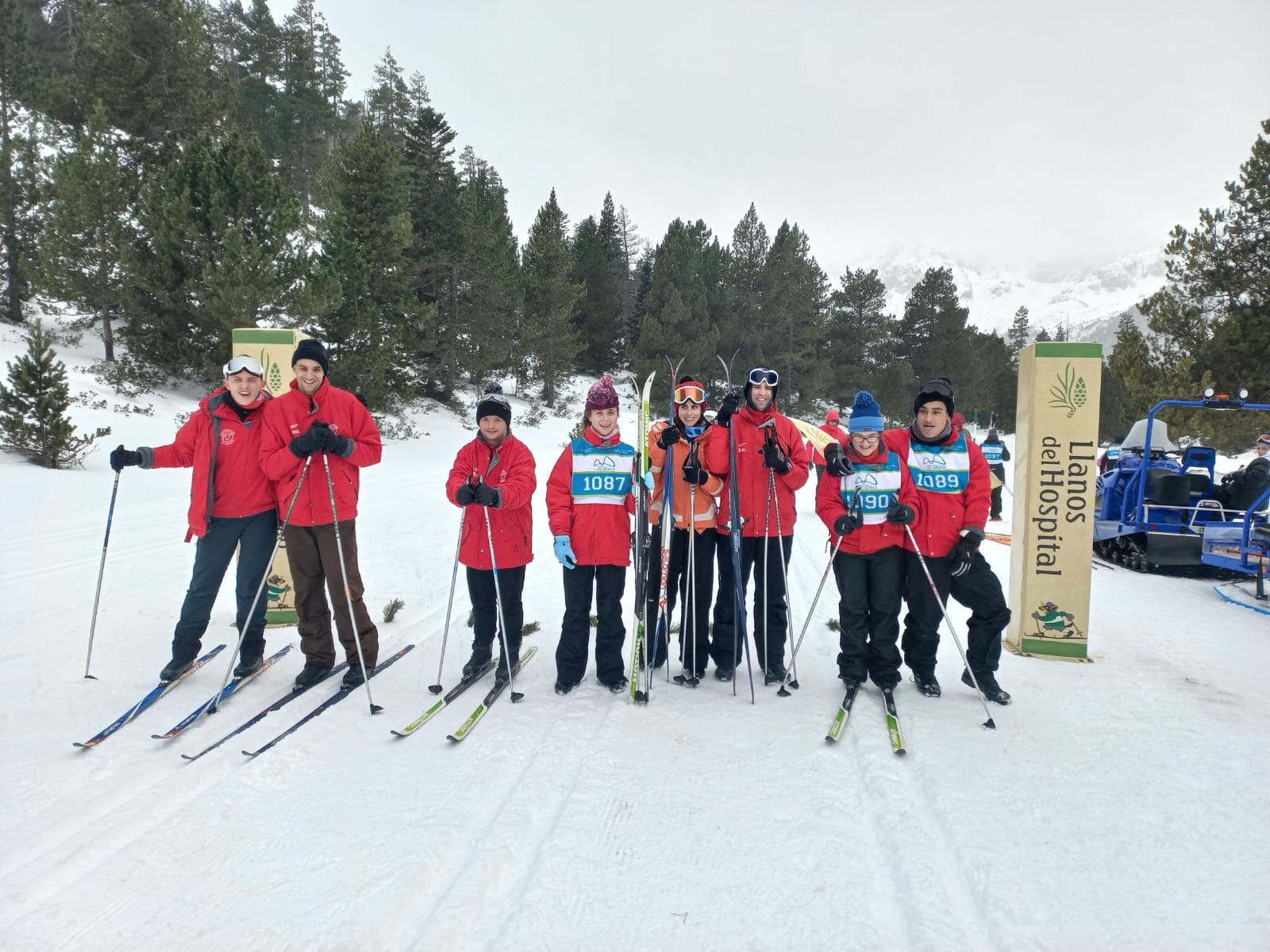 Veinte medallas navarras en el Campeonato de Esquí Nórdico para personas con discapacidad intelectual